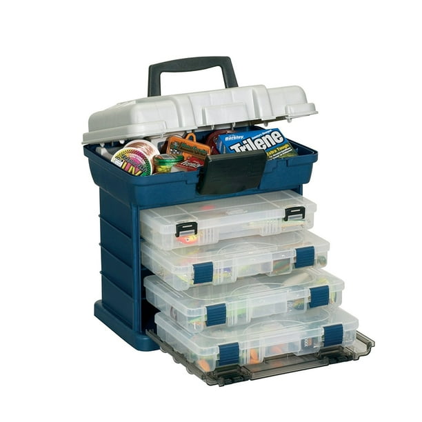 Plano Tackle Boxes 4 pack of 3500 Prolatch Stowaway Fishing Bait Utility Boxes